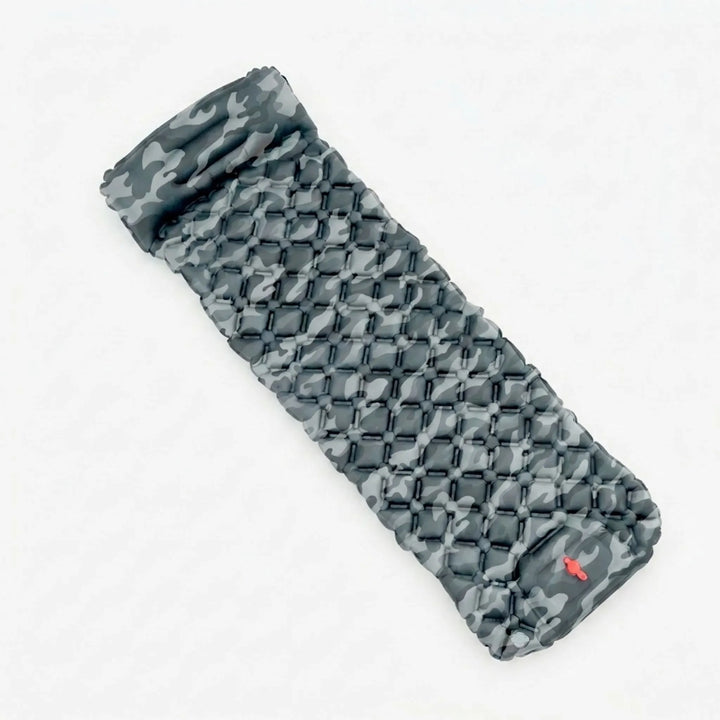 Comfortable camping sleeping pad, unisex design for outdoor sleep, lightweight and portable travel mat.