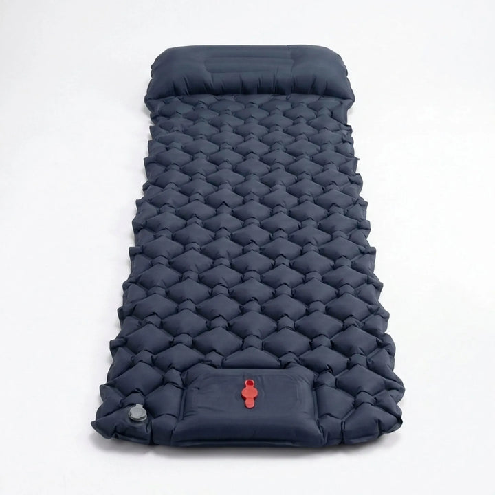 Portable ultralight camping sleeping pad, perfect for hiking, backpacking, and outdoor travel adventures.