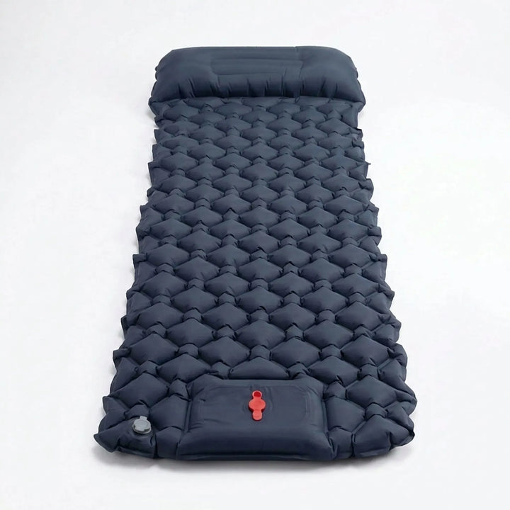 Compact ultralight camping pad, easy to pack for hiking, backpacking, and portable outdoor sleeping.