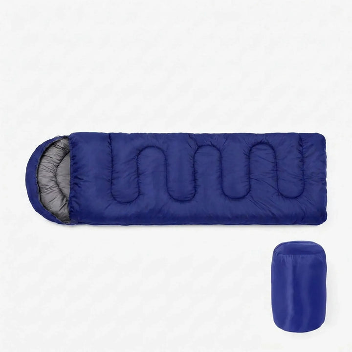 Versatile ultralight sleeping bag for all outdoor adventures: camping, hiking, backpacking, & travel.