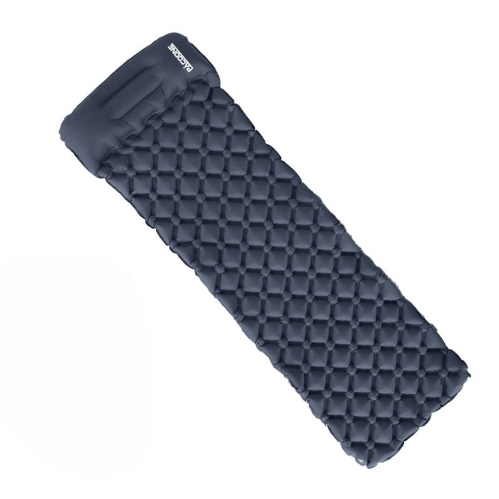 Waterproof inflatable sleeping pad for hikers & campers seeking ultralight outdoor comfort.