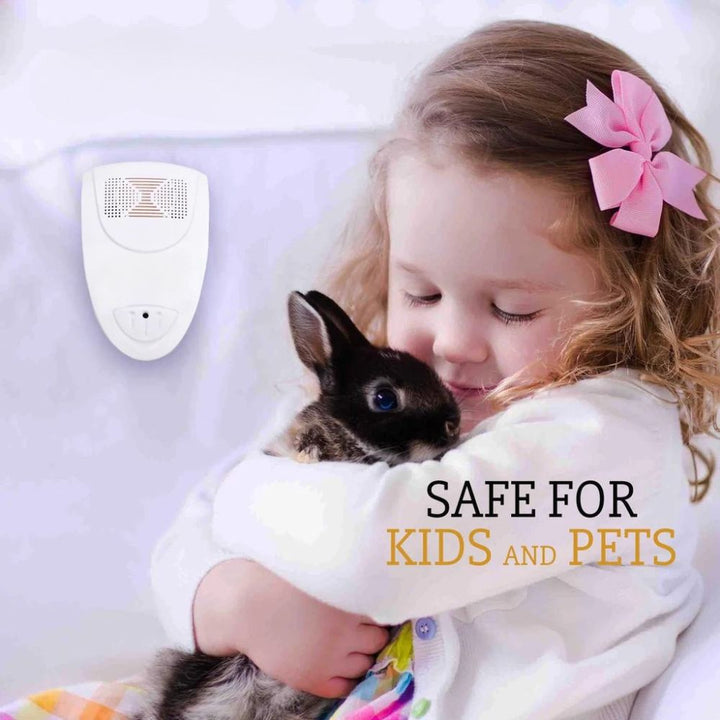 Safe ultrasonic pest control device. Protect your home from mice, rats, and bugs without chemicals or traps.