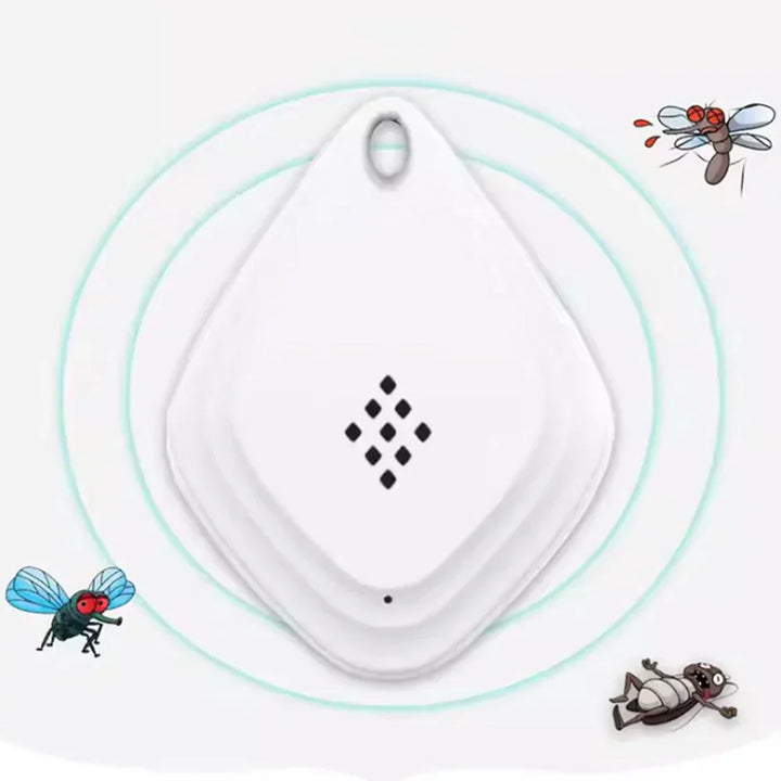 Dual Ultrasonic Mosquito & Pest Repeller (1+1 FREE) for indoor/outdoor use, pet-safe pest control
