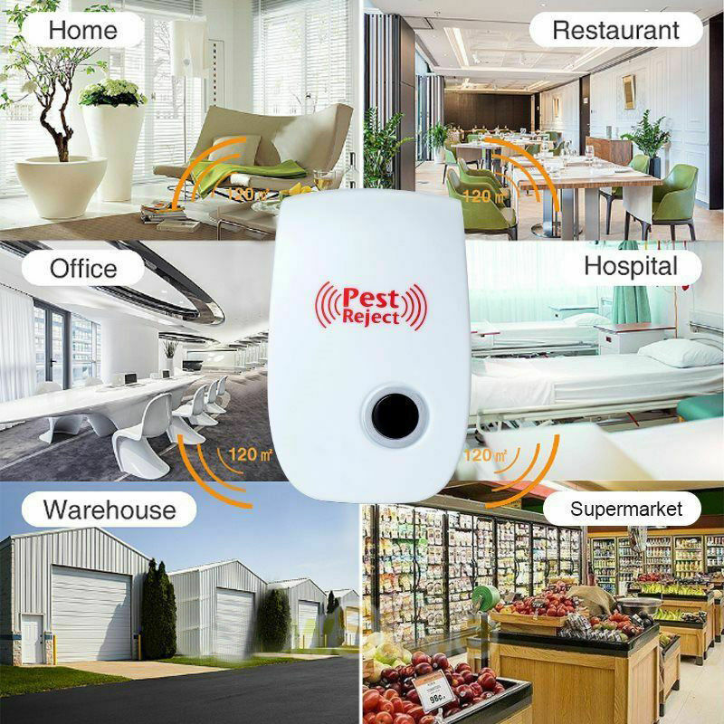 White ultrasonic squirrel repeller, a chemical-free pest deterrent. Safe, fast rodent control for home & garden.