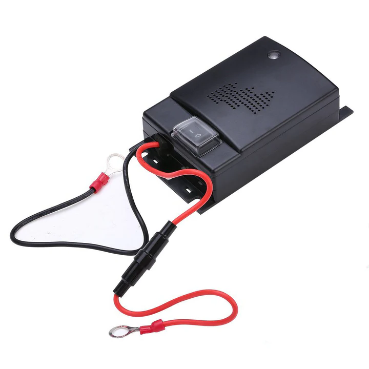 Ultrasonic Vehicle Rodent Repeller for cars, trucks. Protects engine from mice, squirrels. Car pest control device.