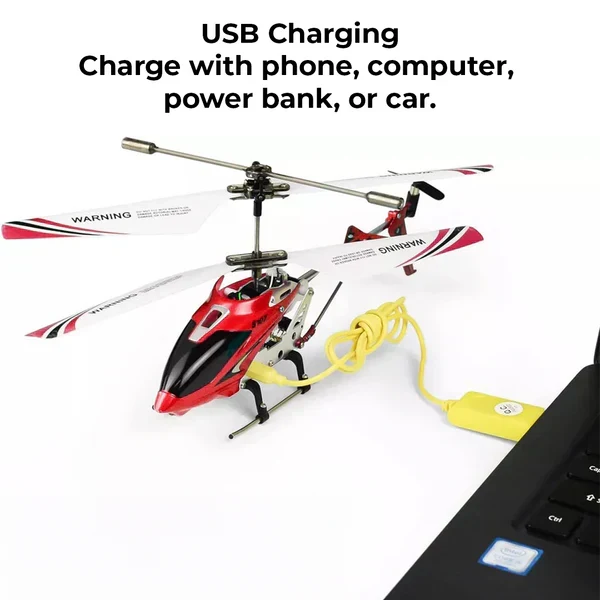 Durable mini RC helicopter with advanced gyro for stable flight. Unbreakable design ensures long-lasting fun.
