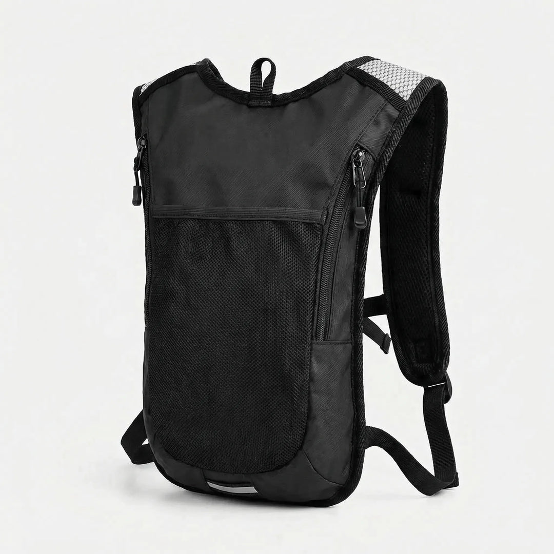 Durable, water-repellent 10L hydration pack for cycling, essential outdoor gear for trail riding.