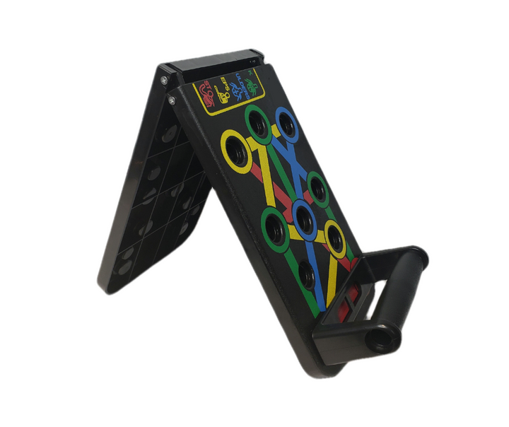 Versatile 14-in-1 exercise board for unisex upper body strength training. Perfect home gym equipment to target chest, back & shoulders.
