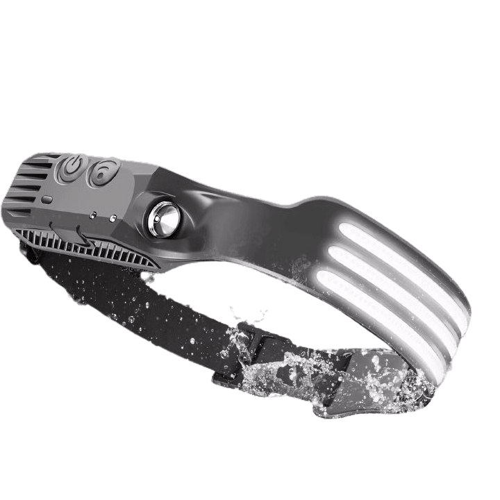 Clear, wide beam 1500 lumens LED headlamp designed for trail running, camping, cycling & hands-free outdoor safety.