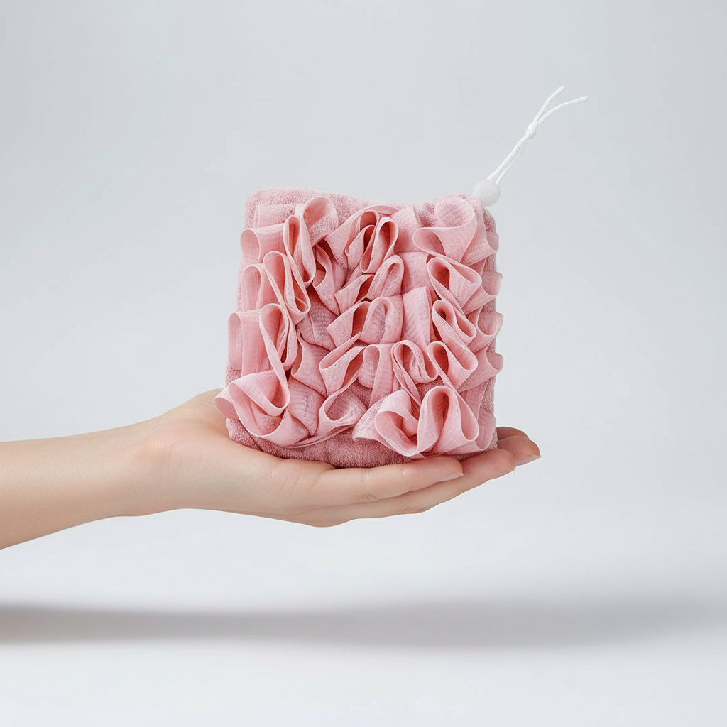 Compact 2-in-1 SoapSponge, a modern solution for efficient body cleansing & skin care