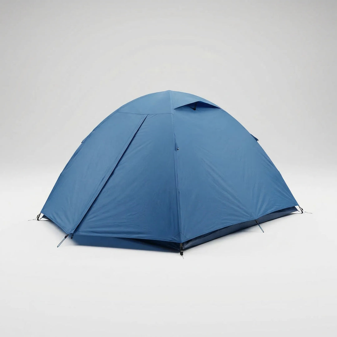 Easy setup portable 2-person hiking tent. Lightweight and compact for quick camping adventures.