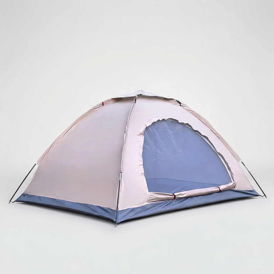 Spacious 2-person camping tent interior for comfortable rest, quick setup & water repellent for trips.