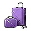 Complete 2-piece hardshell luggage set for travel, featuring TSA lock, 360 spinner wheels, and sturdy design