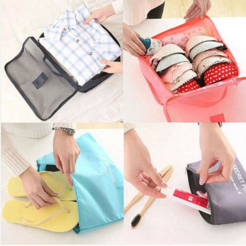 Streamline packing with these unisex luggage organizers. 2-set space-saving travel bags for easy trips.