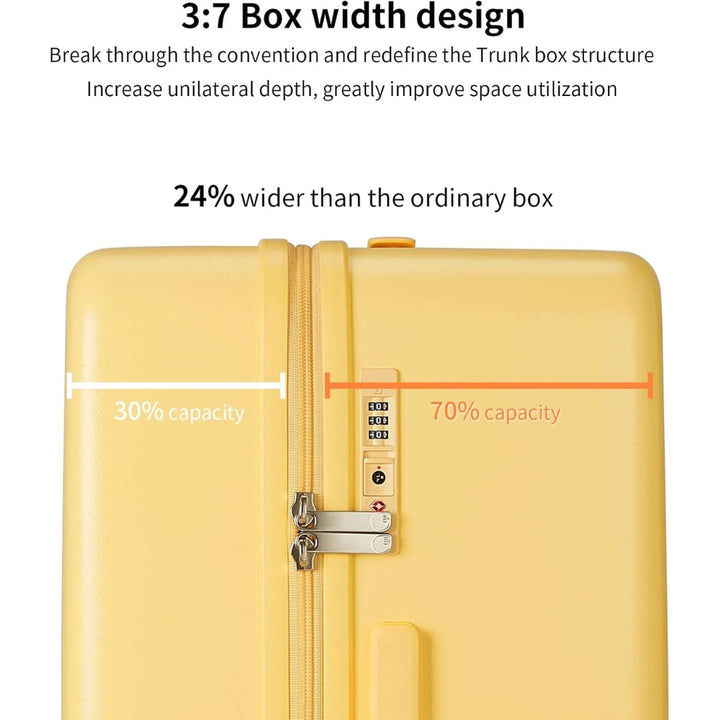 Sophisticated 20" carry-on, perfect for business travel, with its 3:7 split and airline-approved size.