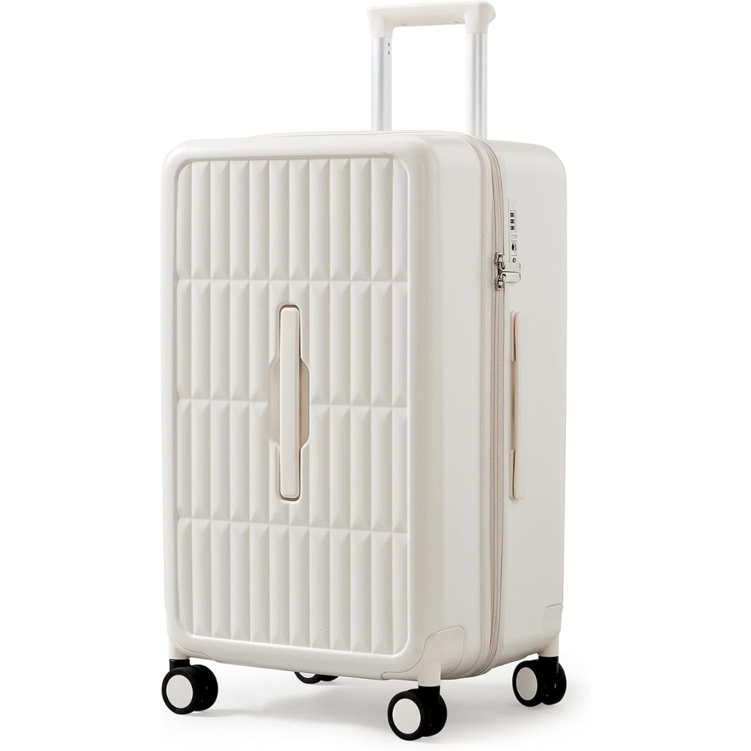 Modern 20" airline-approved hardshell carry-on, built tough with a PC shell for frequent travelers.