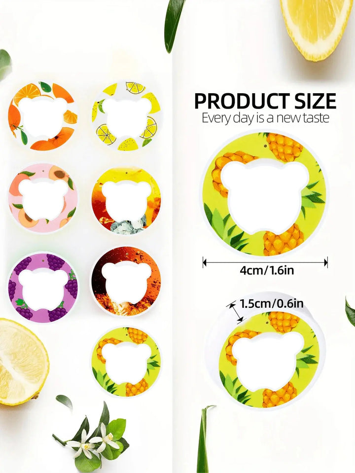 Air Up style flavored water bottle, 0.65L. Uses aroma pods for a healthy, sugar-free drink.