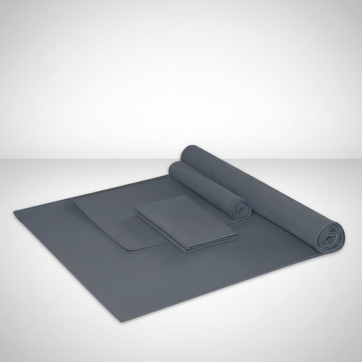 Versatile quick dry microfiber towel set, perfect for beach, gym, and travel needs