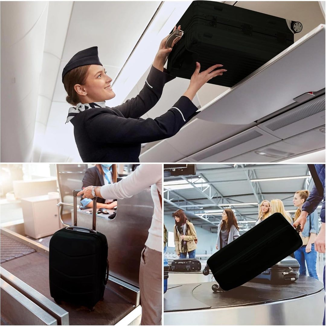 Comprehensive 3-piece luggage cover set, unisex travel accessories for bag protection
