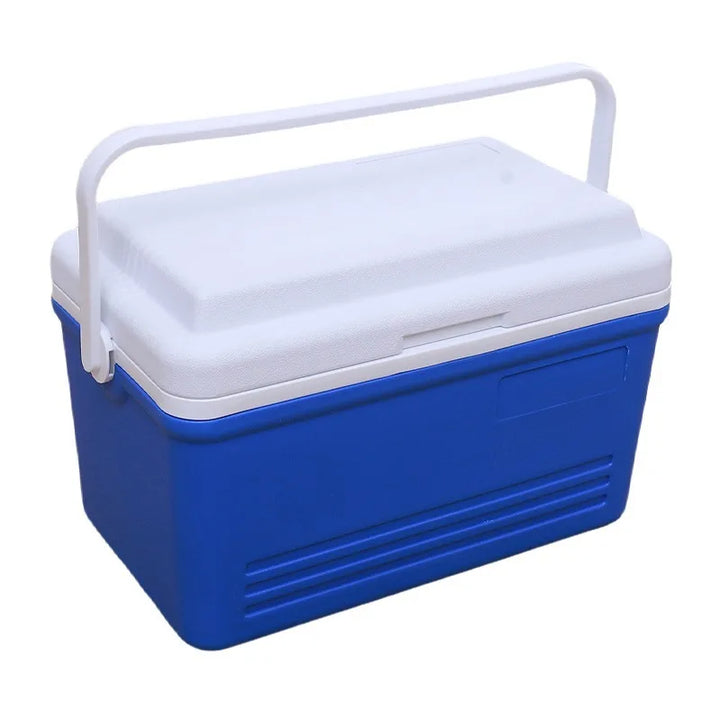 Unisex 30L portable insulated camping cooler box with handle for fresh food & chilled drinks
