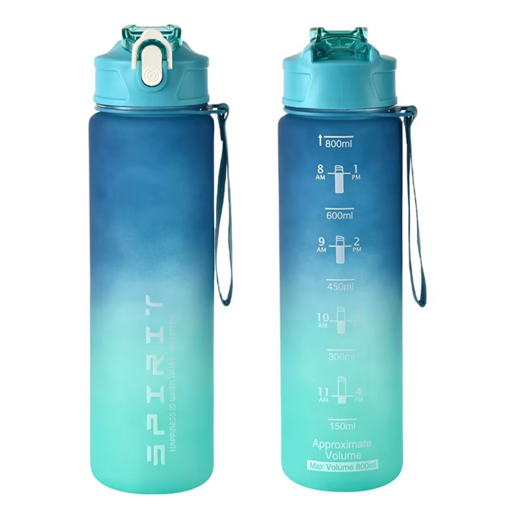 High capacity 34oz leakproof water bottle for sports, gym, and outdoor adventures. Stay hydrated.