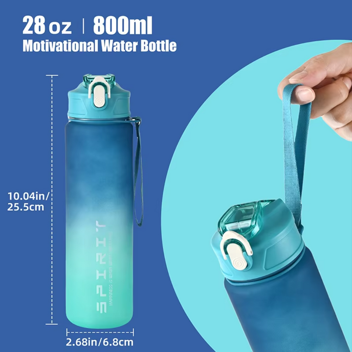 Active lifestyle 34oz water bottle, leakproof and portable, essential for gym, fitness, and travel.