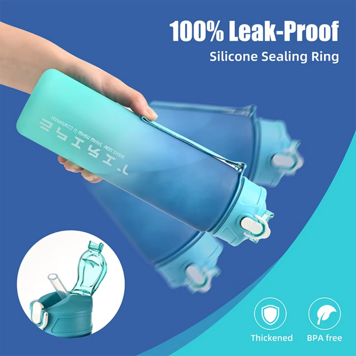 Durable & portable 34oz leakproof sports bottle, great for gym, outdoor, and travel hydration.