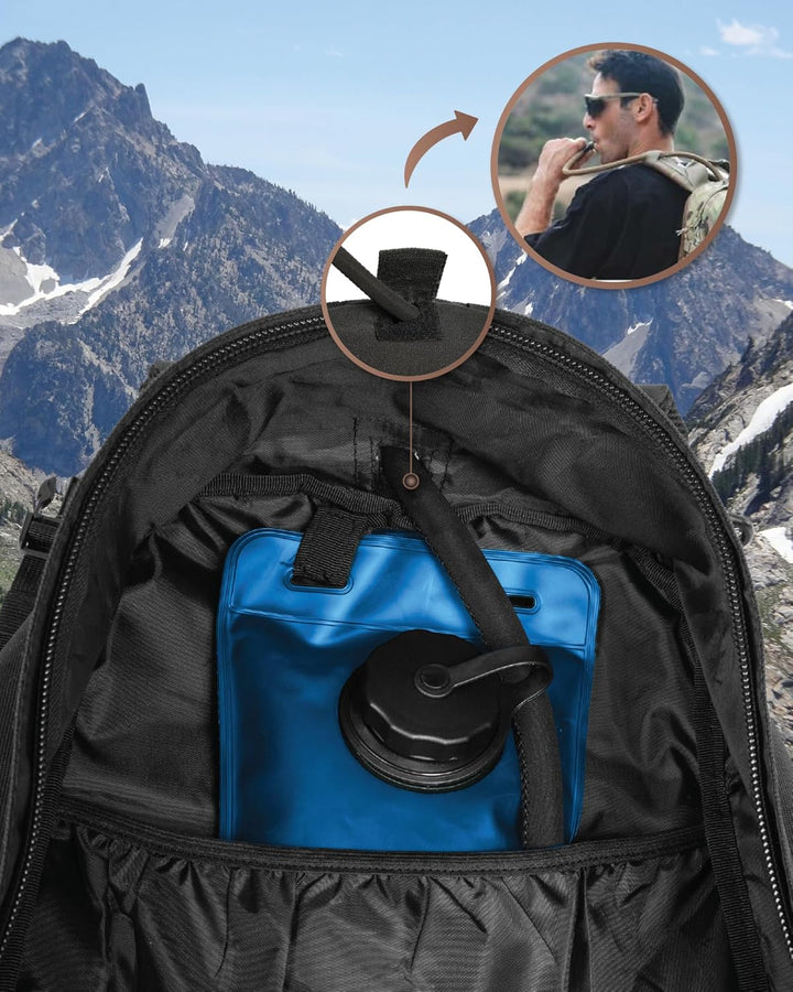 Unisex 35L Outdoor Tactical Backpack with Laptop Storage
