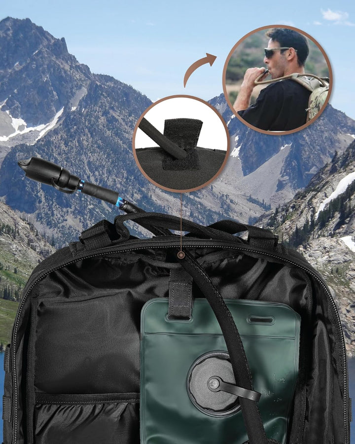 Unisex 35L Outdoor Tactical Backpack with Laptop Storage