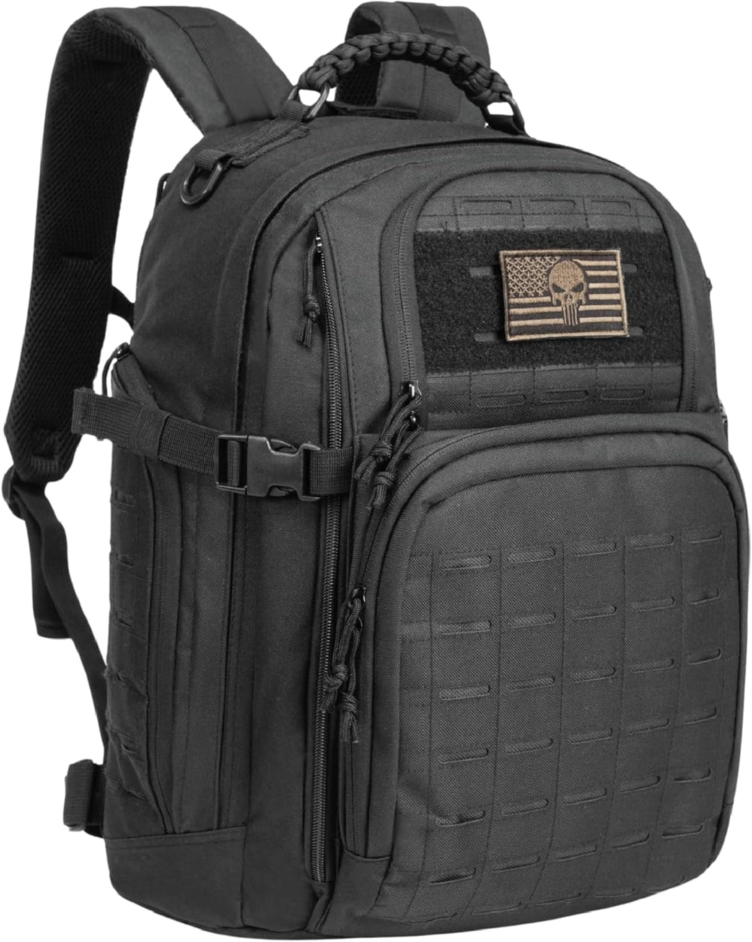 Rugged 35L tactical adventure backpack, built for extreme outdoor conditions, hiking, camping & extensive travel.