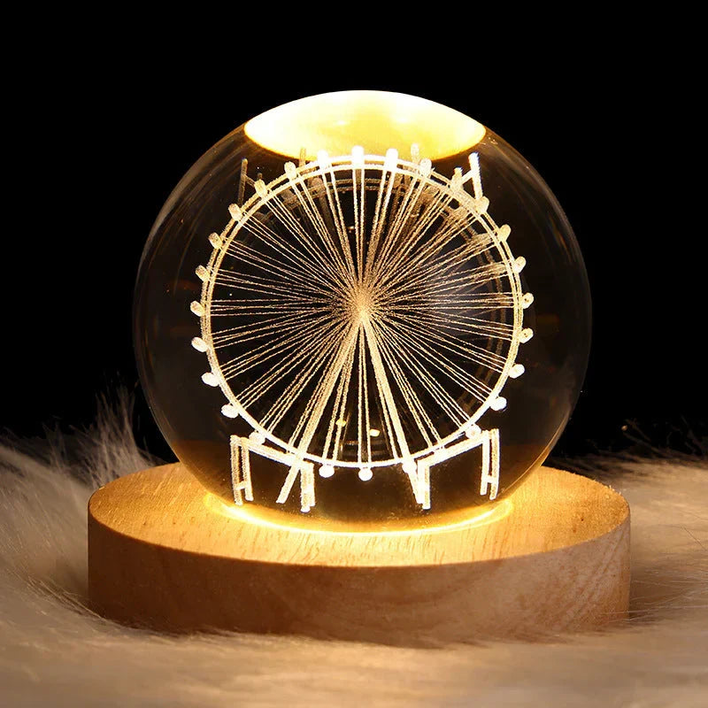 GlowCryst 3D crystal mood lamp, perfect for creating romantic ambiance and serene lighting in any room.