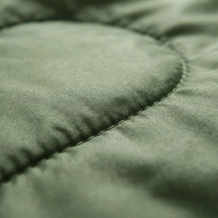 Envelope style, portable 4-season sleeping bag for camping & hiking. Lightweight outdoor gear, water repellent.