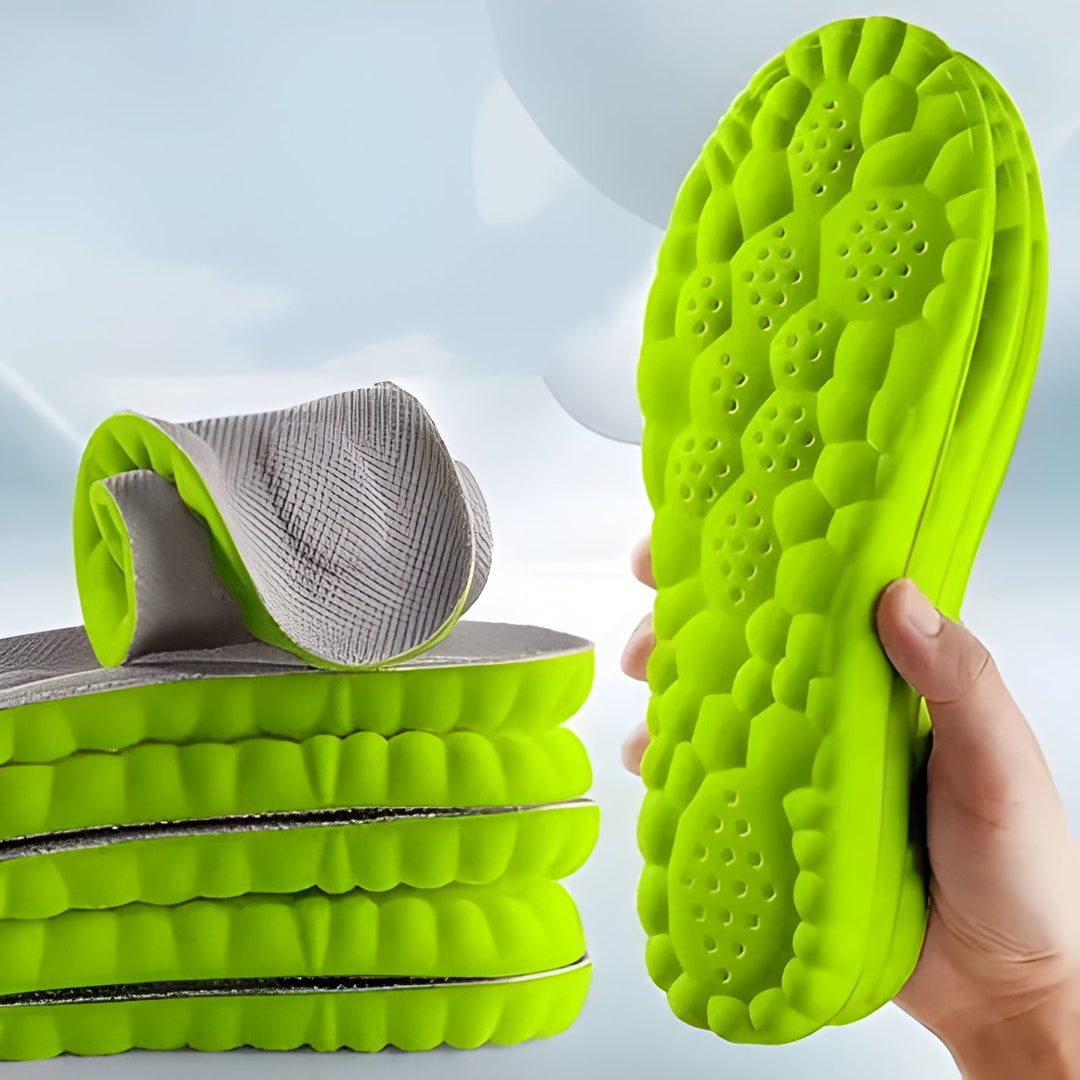 Unisex 4D Cloud Comfort insoles: Super soft shoe inserts providing ultimate foot support & cushioning for daily use.