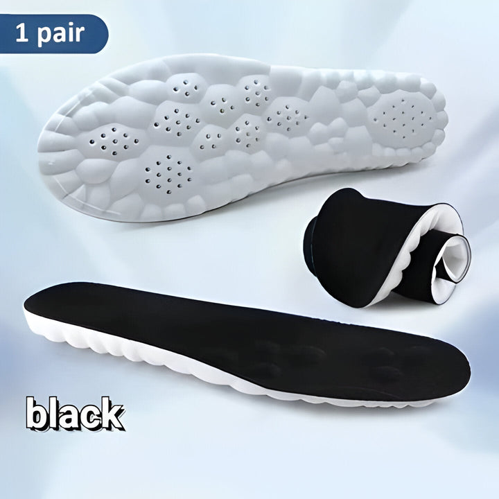 Cloud comfort insoles: Experience plush cushioning & fatigue relief with these super soft, breathable shoe inserts for all-day wear.
