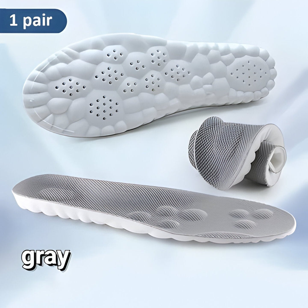 Orthopedic arch support insoles: Unisex gel shoe inserts offer superior foot support, comfort & relief for flat feet & pain.