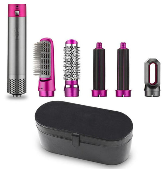 Unisex multi-tool hair styler with negative ion technology for heat protection, frizz control, and healthy hair.