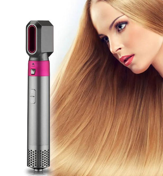 Complete hair care multi-tool: a unisex 5-in-1 hair dryer and styler for effortless drying, curling, and volumizing.
