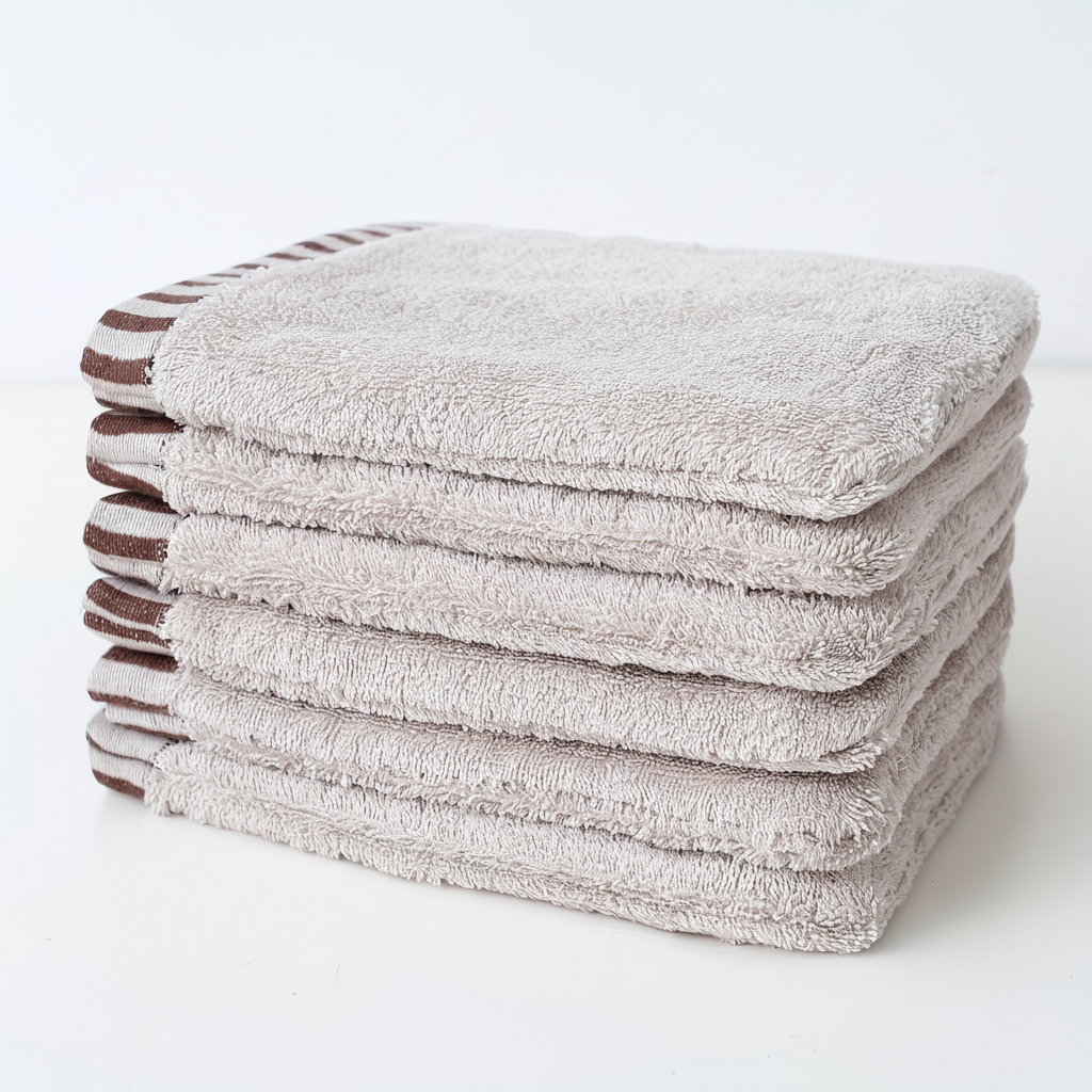 Array of six ComfortGlove unisex cotton gloves, showing absorbent knitted home essentials