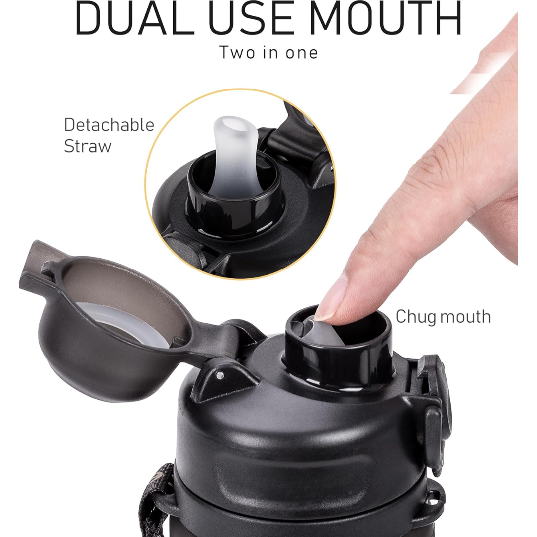 Eco-friendly 600ml reusable silicone water bottle, collapsible design ensures portability for any activity.