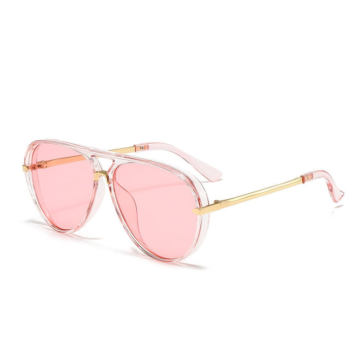 Vintage 70s style aviator sunglasses with sophisticated gradient lenses and robust acetate frame.