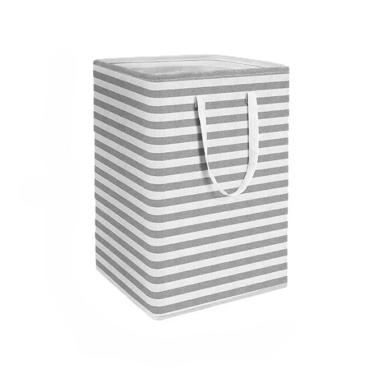 Solen 75L large laundry hamper, showing its versatility as a home organizer, with its durable, easy-to-clean polyester material