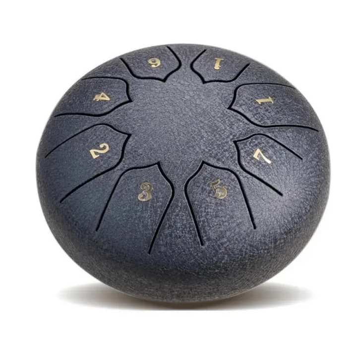 8-tone rain drum producing soothing sounds for stress relief. Ideal meditation instrument for adults and kids.