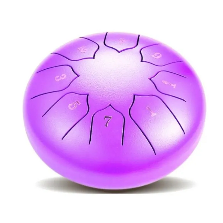 Soothing 8-tone tongue drum, also known as a rain drum. Excellent for meditation, relaxation, and peace.