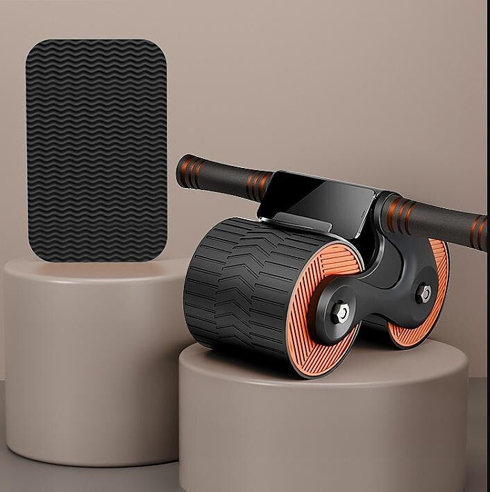 Ergonomic ab roller, a versatile core trainer & workout tool for abdominal & full-body conditioning.