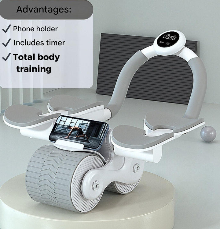Automatic rebound ab trainer for unisex home workouts, effective for core strength.