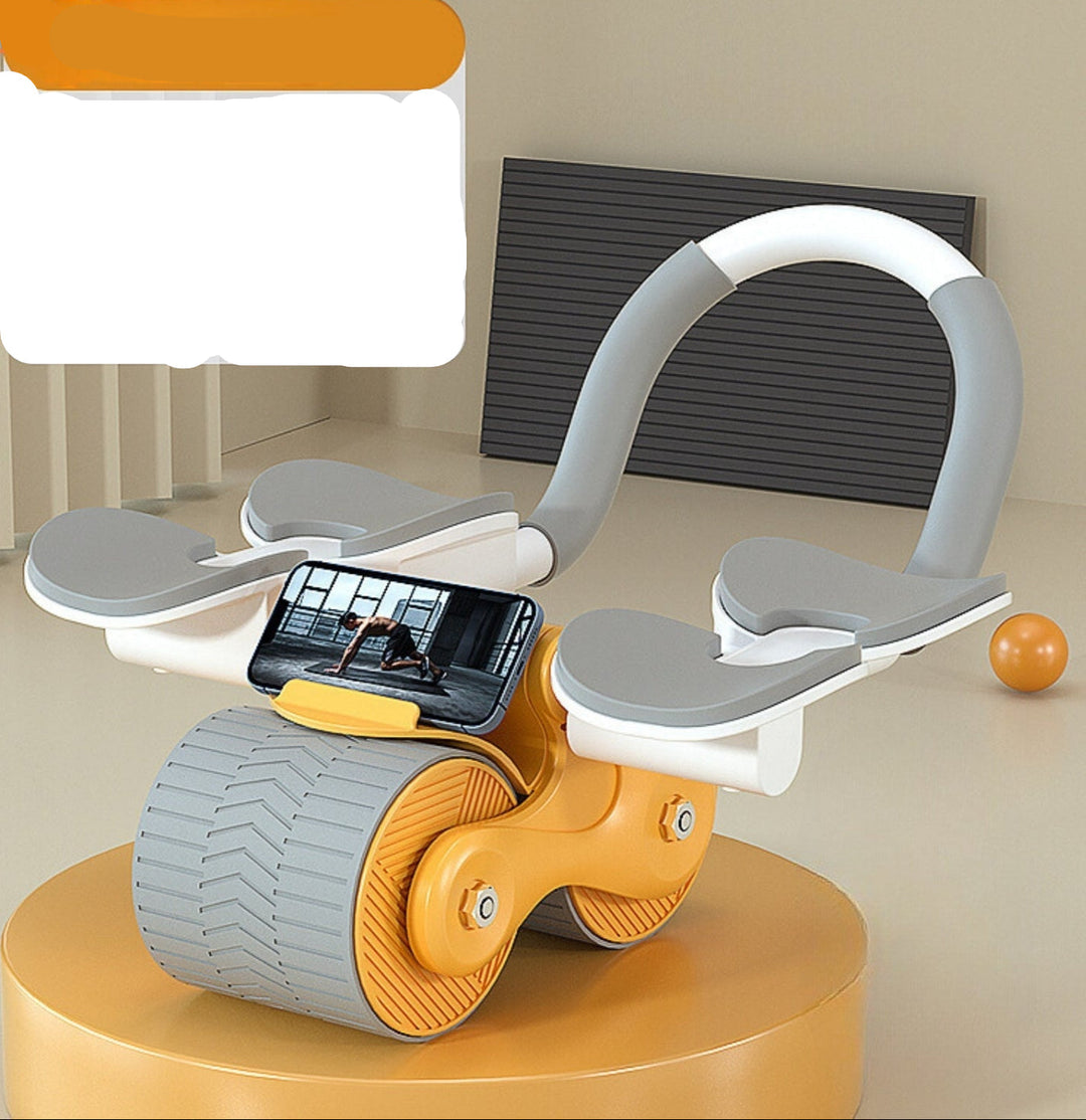 Automatic rebound core roller, essential home gym equipment for abdominal exercises.