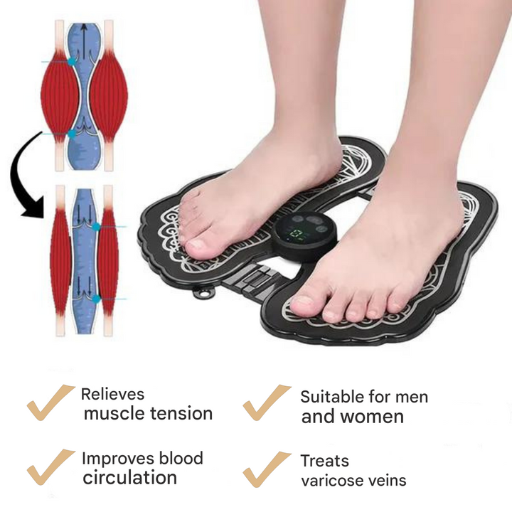Effective acupressure mat for feet. Provides instant pain relief & soothing relaxation for tired feet.