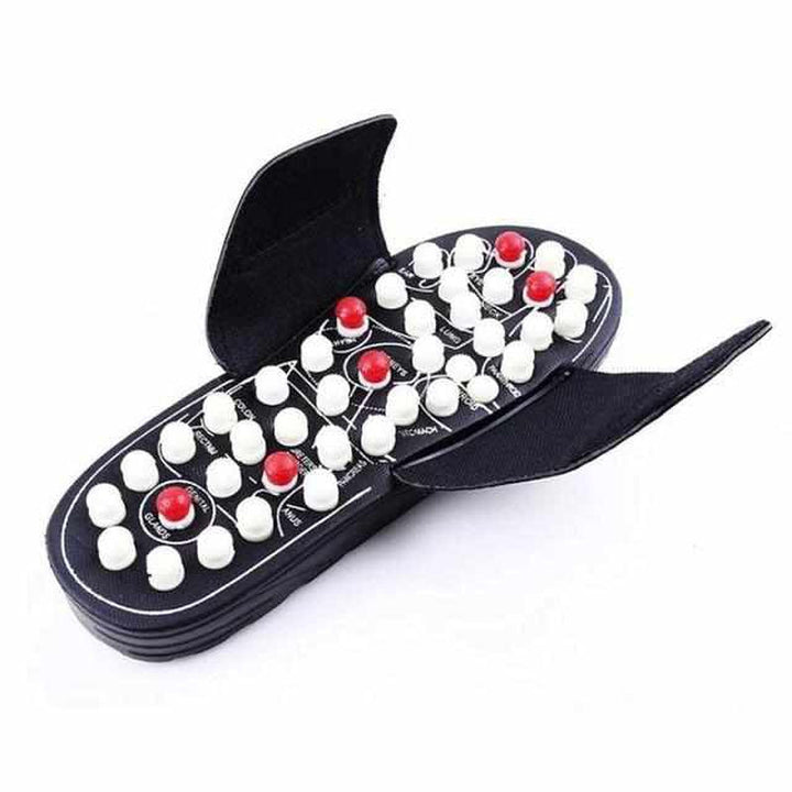 ReFlexSlippers: Unisex acupressure footwear for daily stress relief, foot therapy & pain management at home.