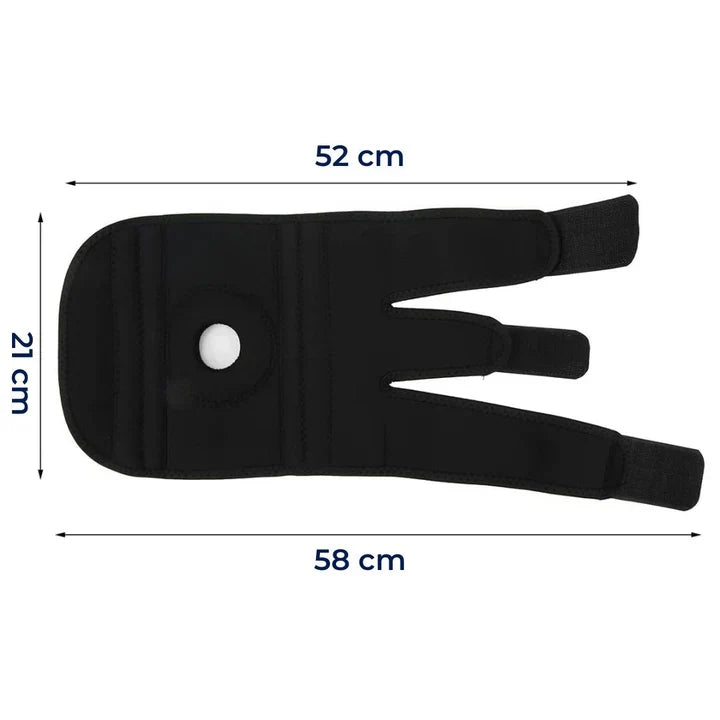 Unisex knee support for arthritis & pain relief, providing comfortable compression & stability for daily activities.