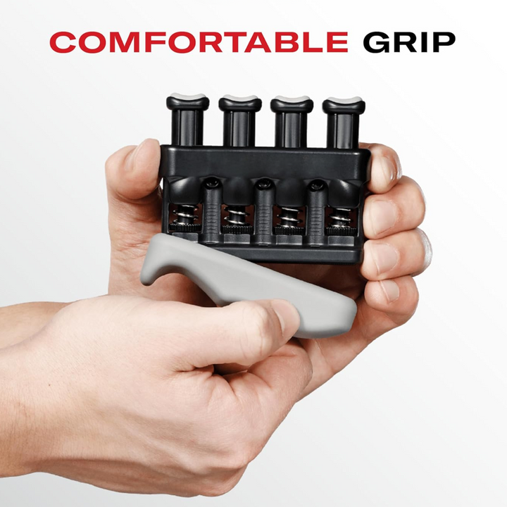 Unisex fitness tool for finger & hand strength. Enhances grip, dexterity, and forearm muscles.